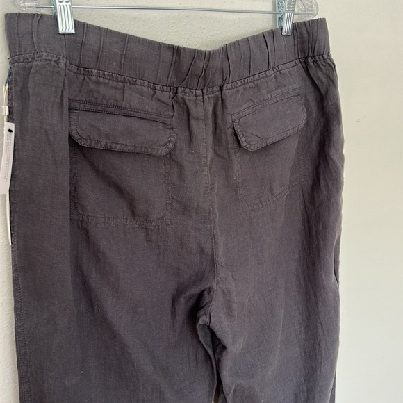 Caslon Linen jogger pants, women’s size Large, dark gray. Never worn. - Picture 5 of 8
